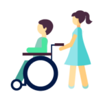 nurse-taking-patient-on-wheelchair-icon