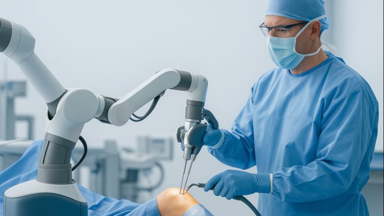 orthopedic-surgeon-performing-robotic-joint-knee-replacement-surgery