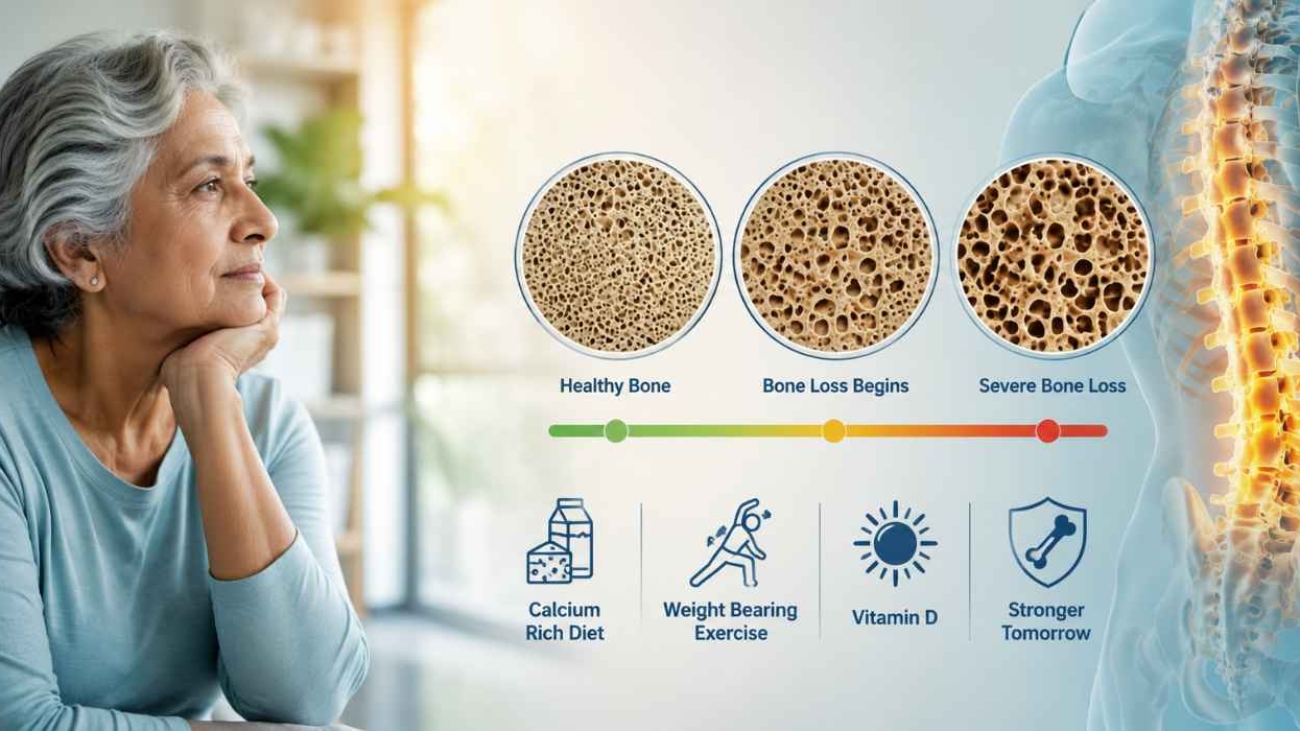 medical-illustration-of-osteopenia-showing-early-bone-loss-spine-health-and-bone-density-changes-in-an-older-woman